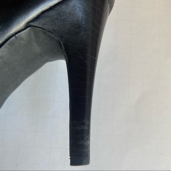 Nine West Gallivant Black Heeled Boots Size 8.5 - Picture 16 of 16